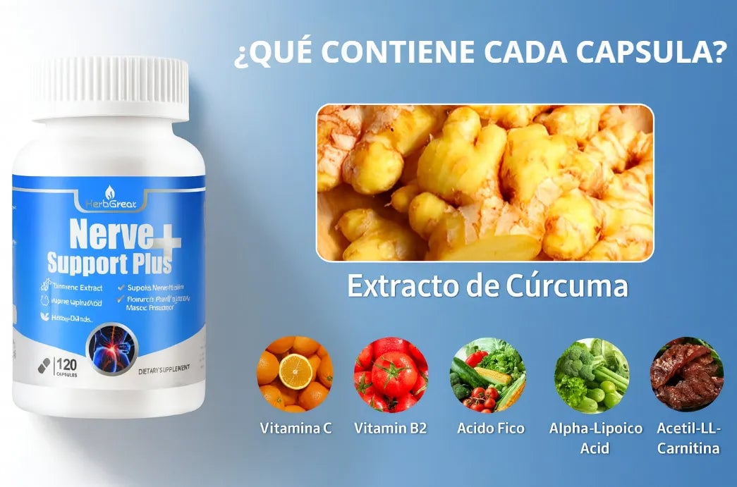 Importado de USA🇺🇸🗽 llega Nerve Support Plus: Di adiós al dolor en el nervio ciático y las articulaciones  con NERVE SUPPORT PLUS
