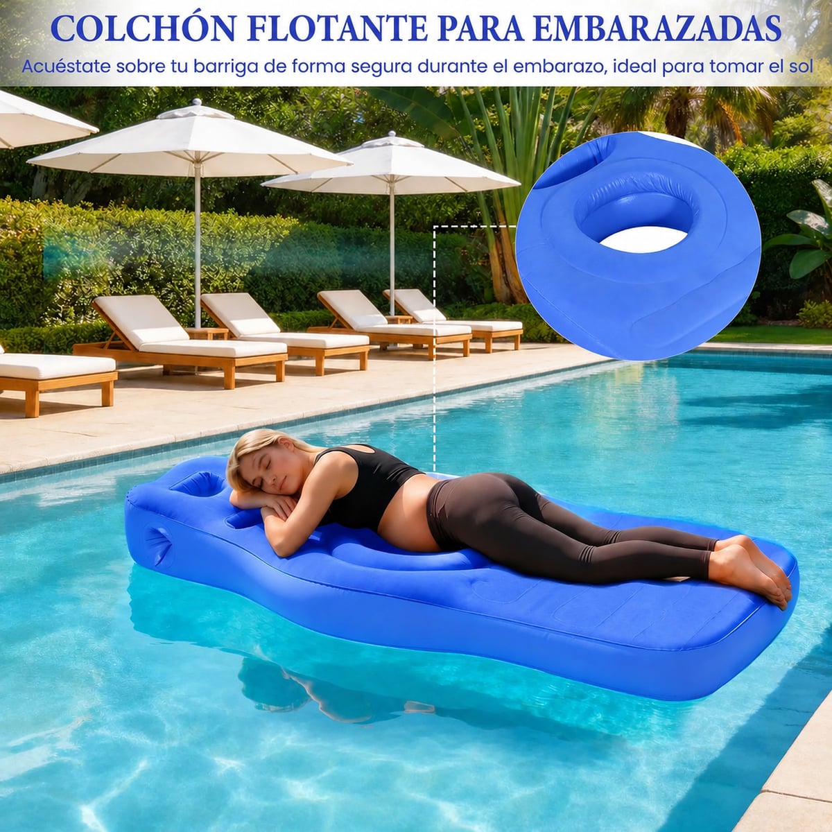 Colchón Inflable para Embarazadas - Descansa cómoda cada noche