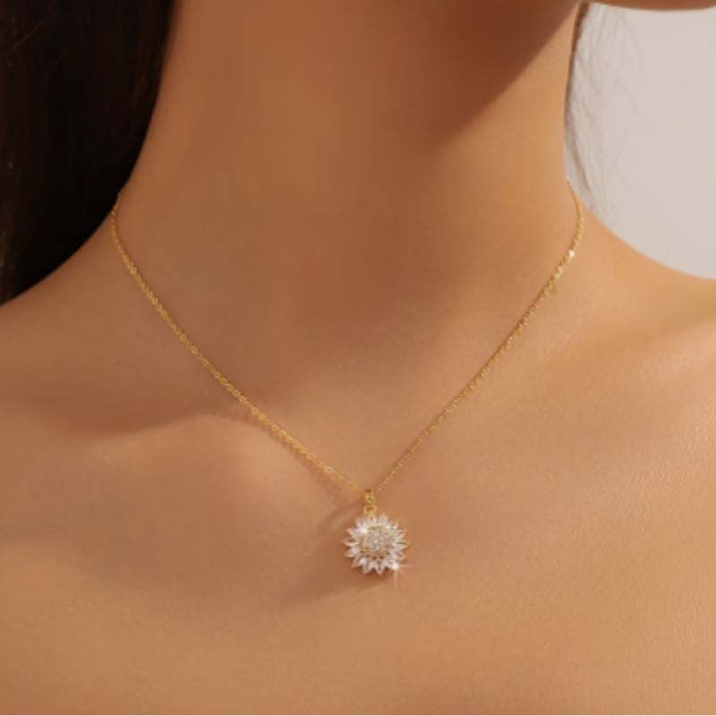 Collar Girasol Giratorio 