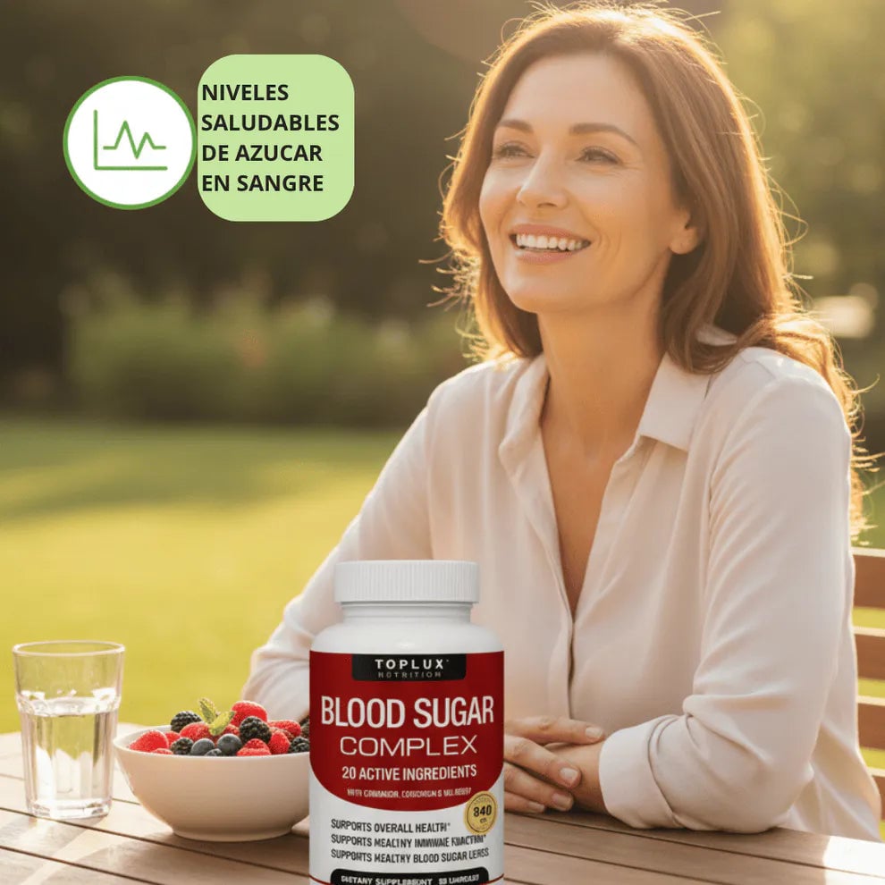 Blood Sugar Complex | Controla el Azúcar en Sangre y Evita los Picos de Glucosa Naturalmente
