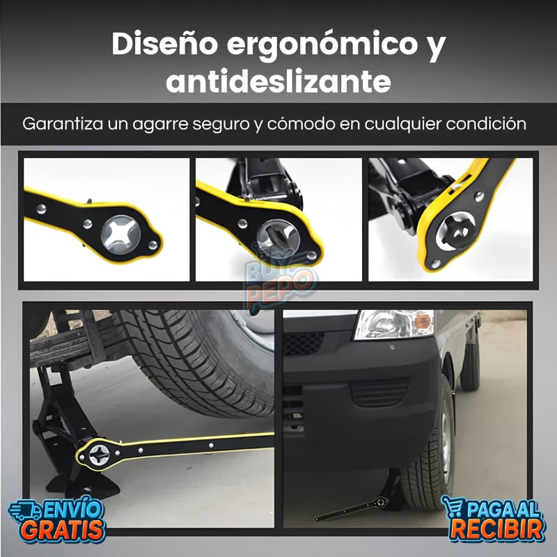 ULTIMAS UNIDADES - LiftPro™ 🚗 - Llave para gato ⚙️+ENVÍO GRATIS 🎁