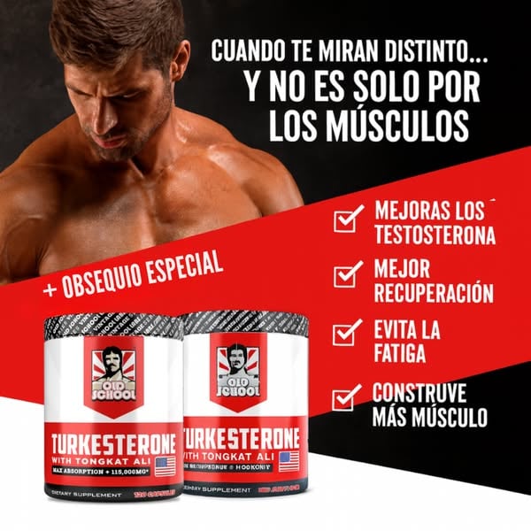 Turkesterone™ - Eleva Tu Fuerza y Vitalidad Masculina