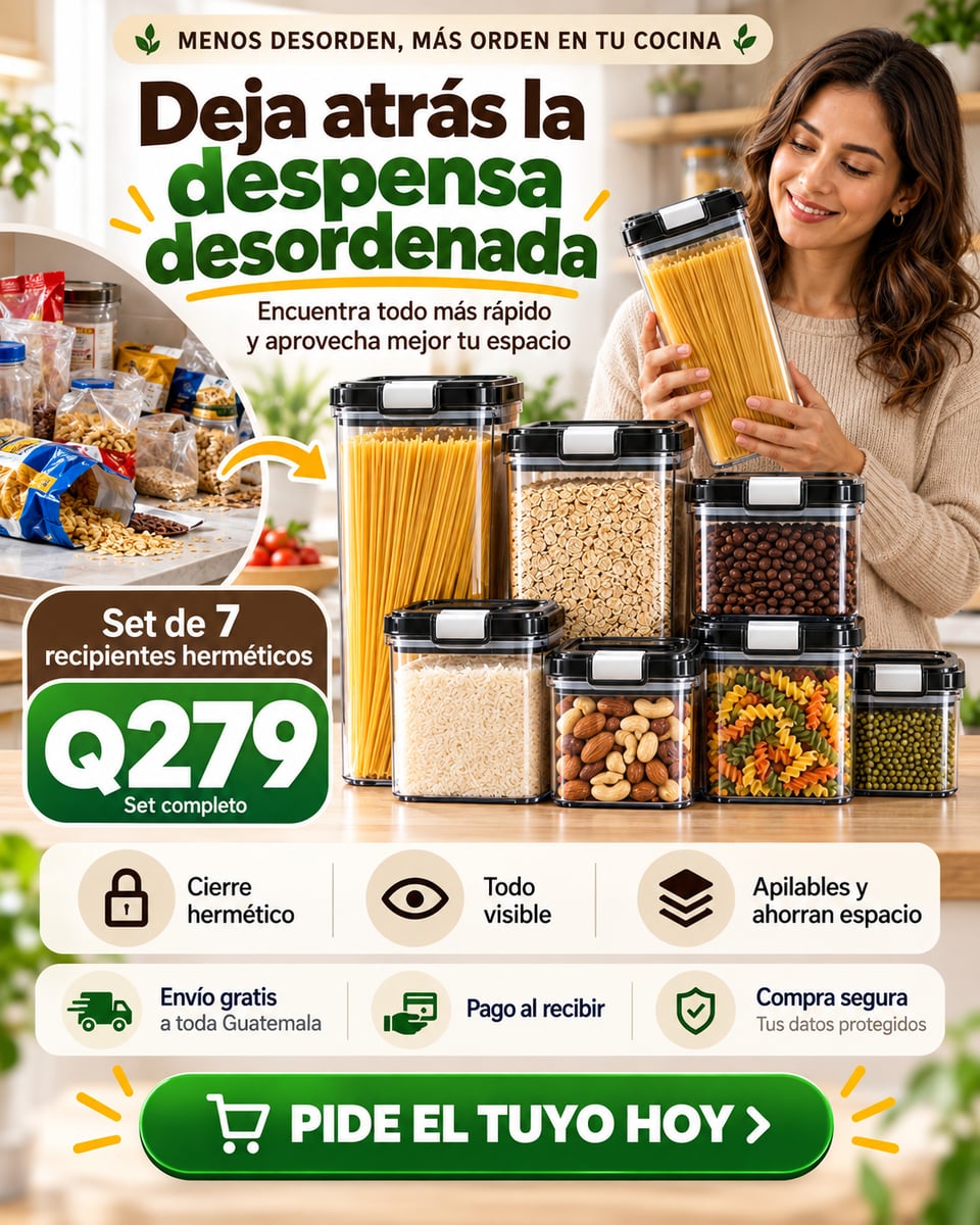 Organiadores de Cocina Set 7 Frascos