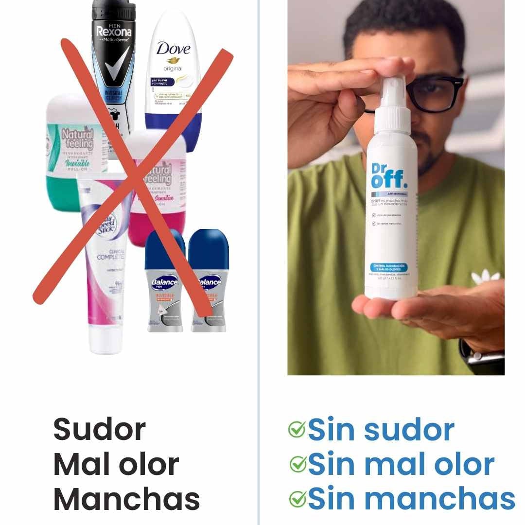 DrOFF🧑‍⚕️Tratamiento médico contra el sudor y el mal olor