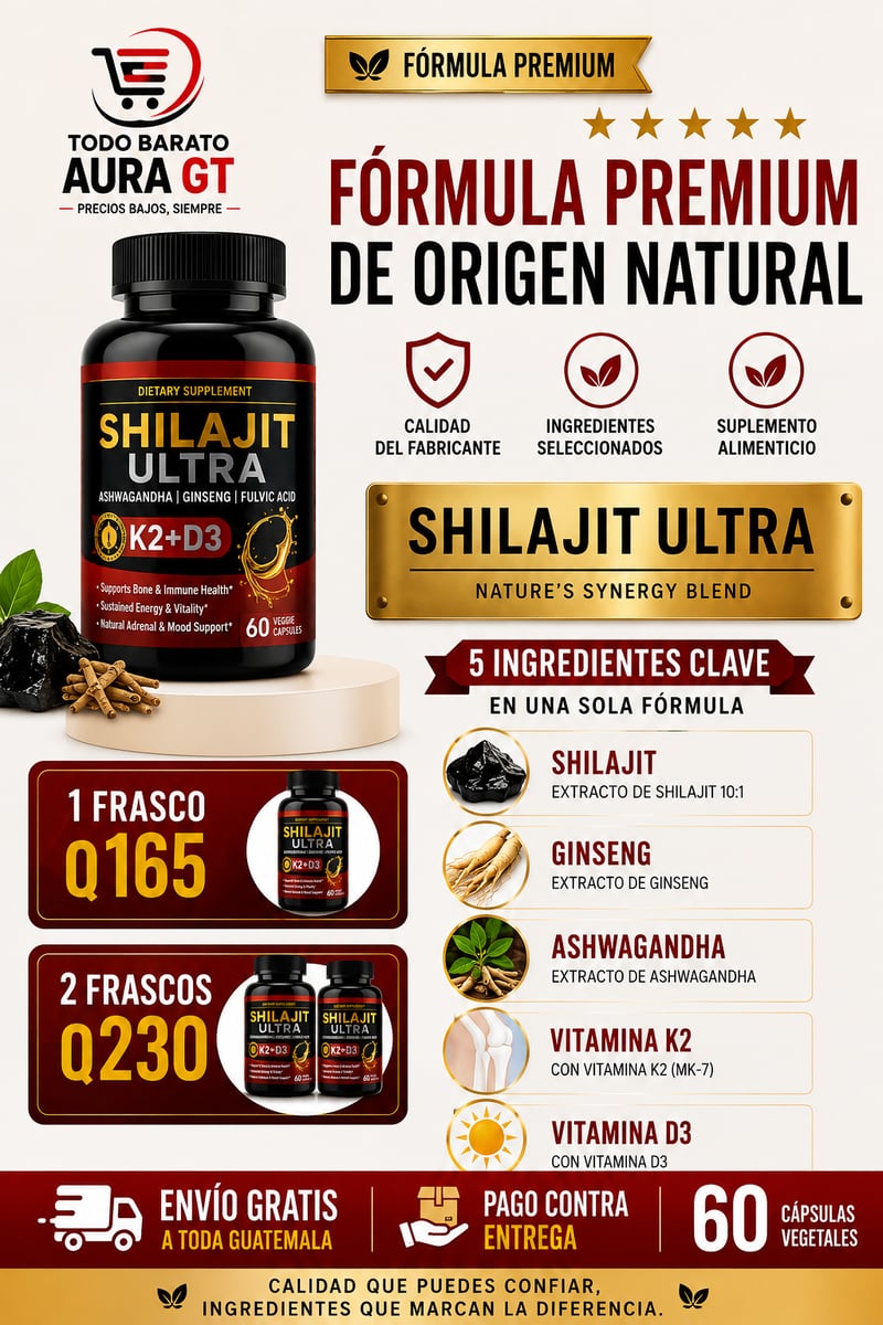 🔥 SHILAJIT PRO MAX® - Apoyo para un estilo de vida activo - Envío Gratis - Pago contra entrega 🔥