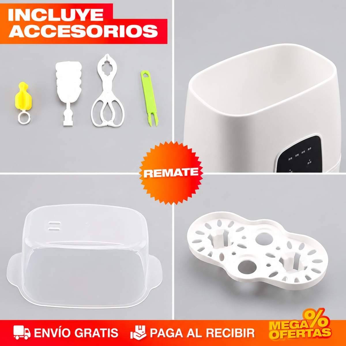 CALENTADOR Y ESTERILIZADOR DE BIBERONES