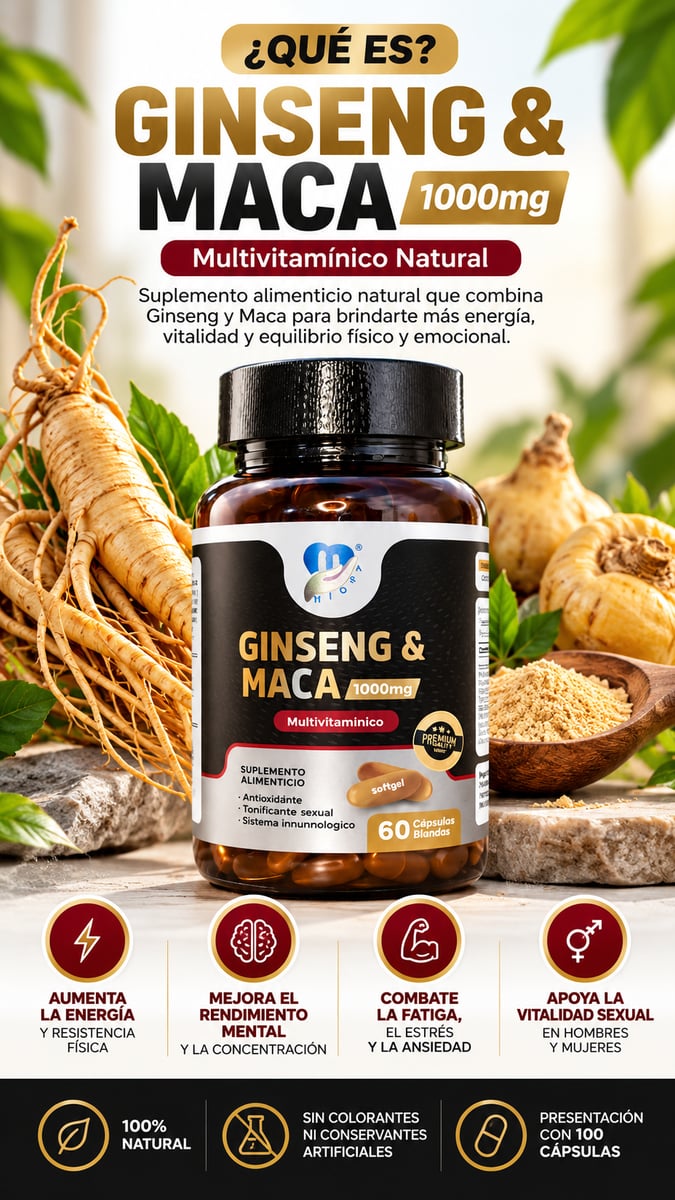 GINSENG Y MACA