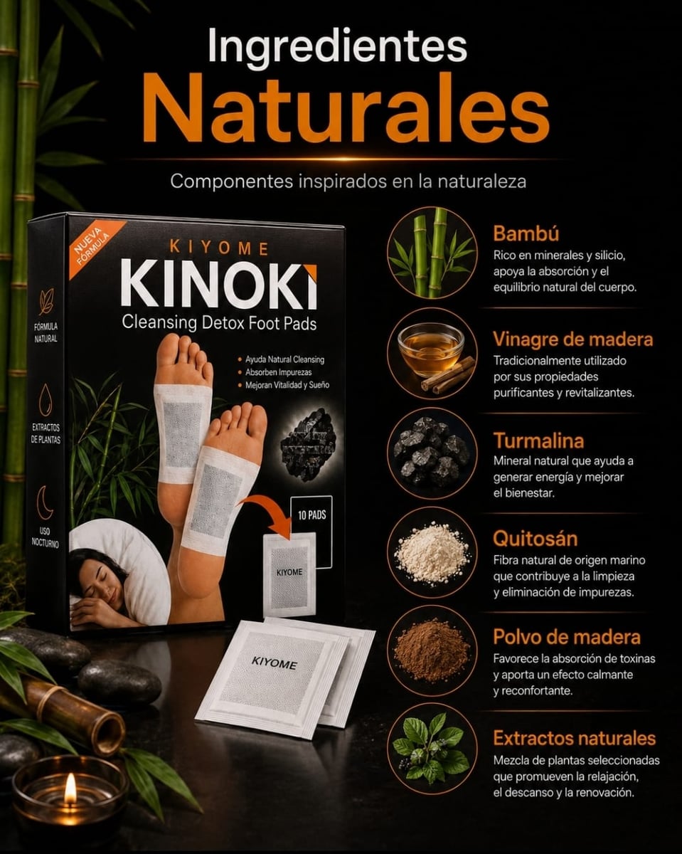 Parches Desintoxicantes Kinoki 