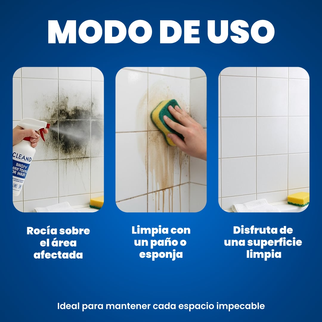 Spray removedor de moho y hongos - Cleanox™ + ENVIO GRATIS 🇬🇹