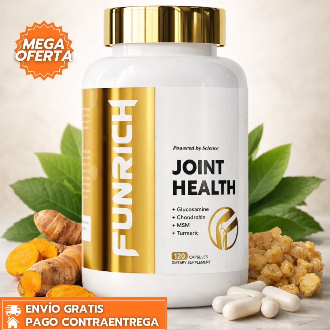 FUNRICH™ JOINT HEALTH: – La Fórmula Definitiva Contra el Dolor, Rigidez y Desgaste Articular