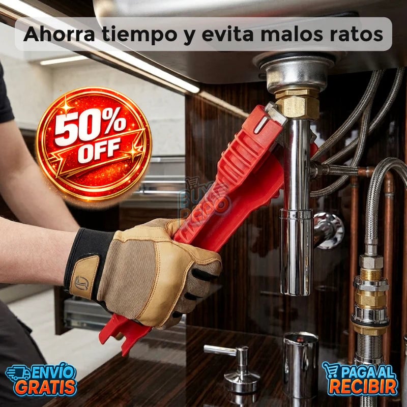 Llave 8 en 1 multifunción para Grifería