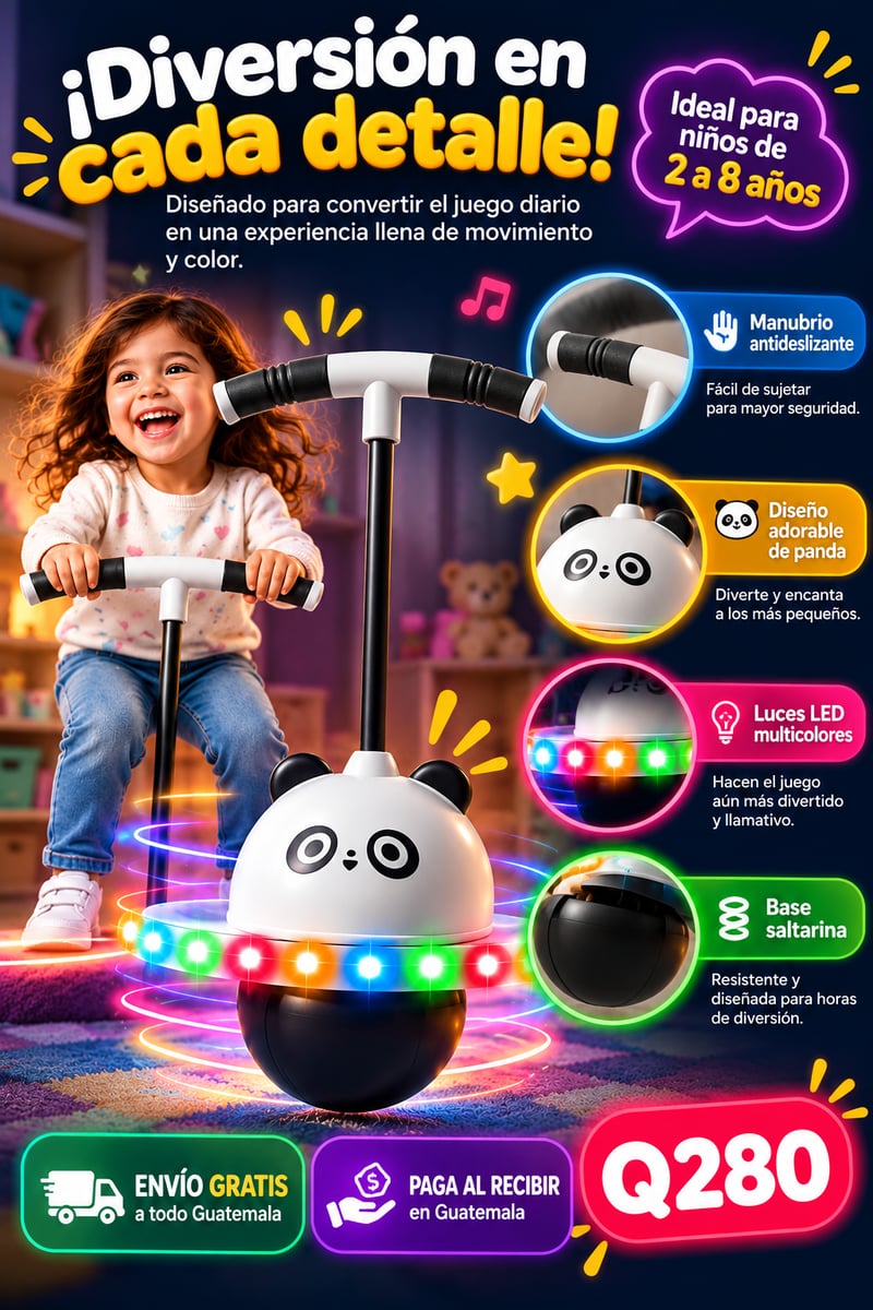 Pogo LuzMágica™ - El regalo que convierte cada salto en diversión con luces.