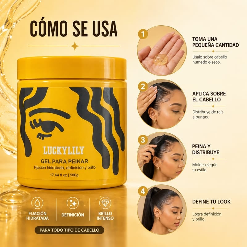 LUCKYLILY GEL FIJADOR - PRODUCTO IMPORTADO