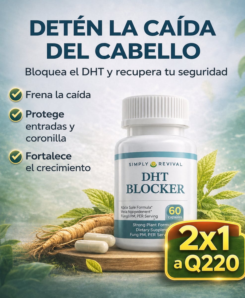 2X1 DHT Blocker™ Bloqueador Herbal de DHT para el Crecimiento y Fortalecimiento Capilar+ ENVIO GRATIS 🎁