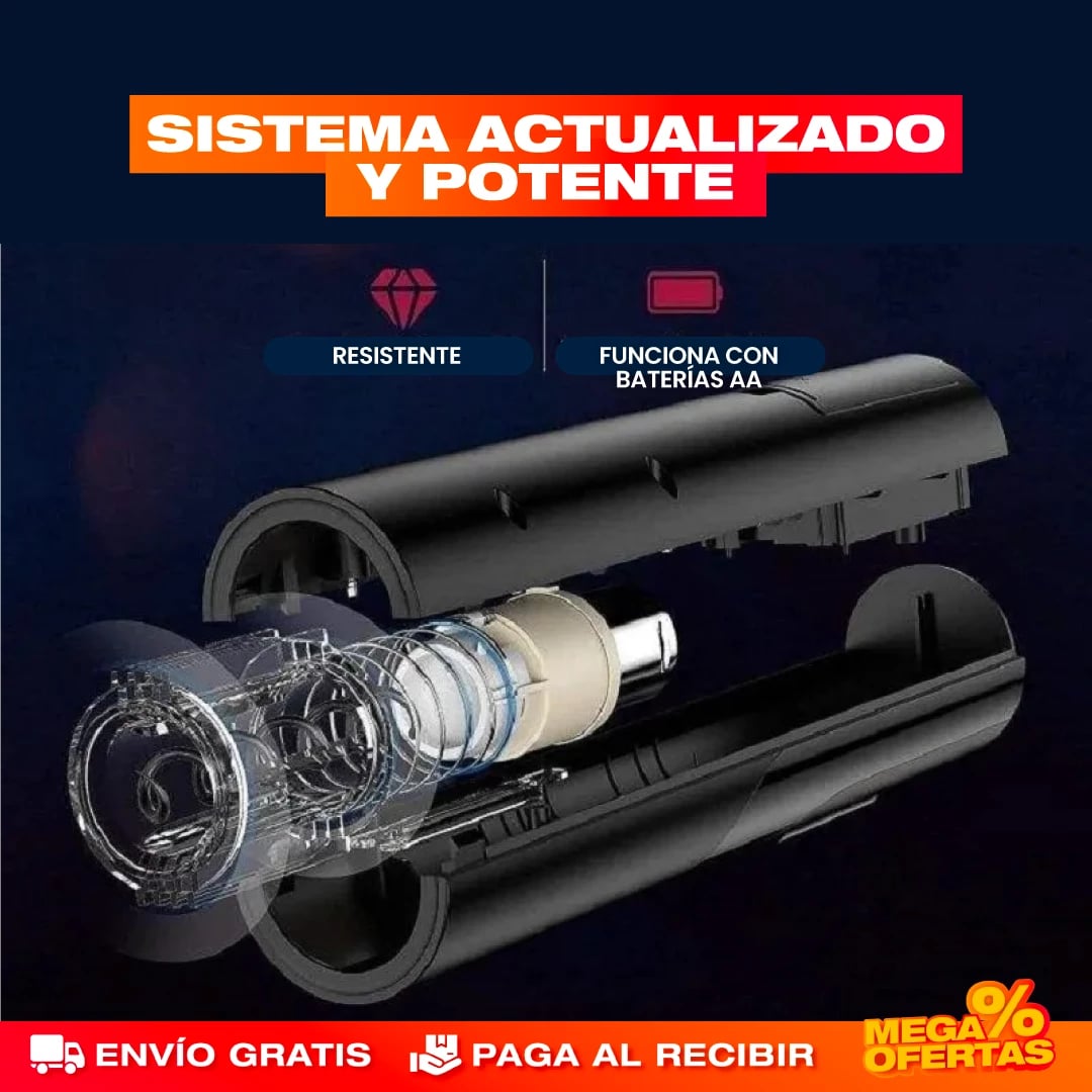 Sacacorchos Eléctrico Profesional 3 en 1 – Abre el Vino en Segundos con un Botón