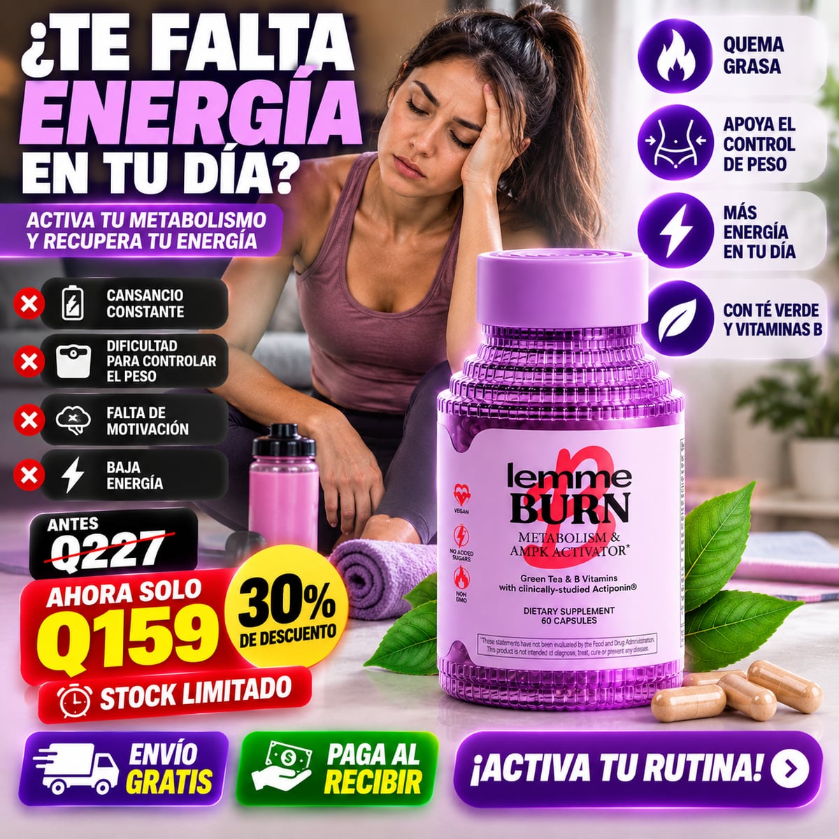 🔥 Lemme Burn | Más Energía, Menos Grasa 💪 - PRESENTACIÓN ORIGINAL🤩