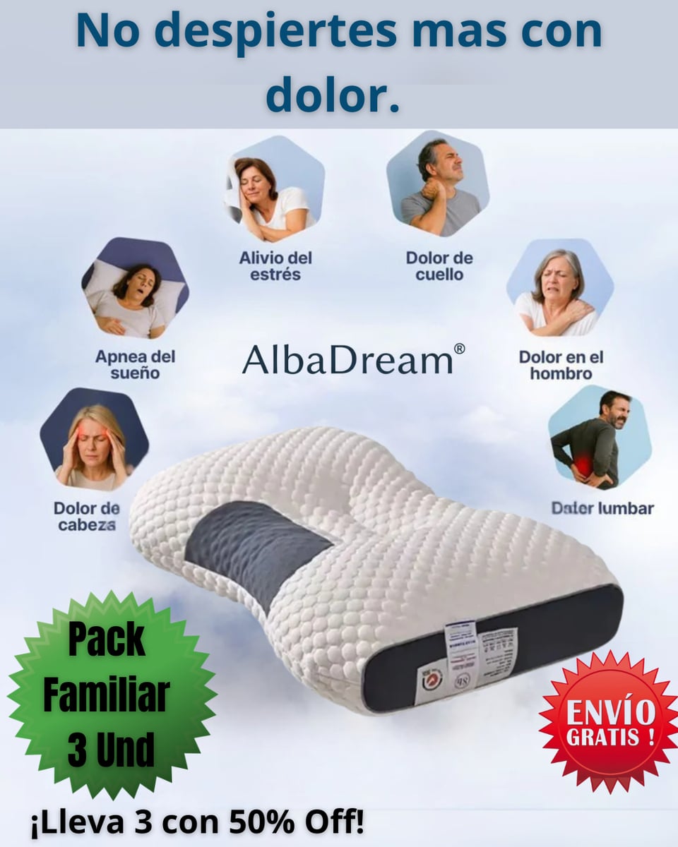 Almohada Cervical Ergonómica - El Secreto para un descanso saludable