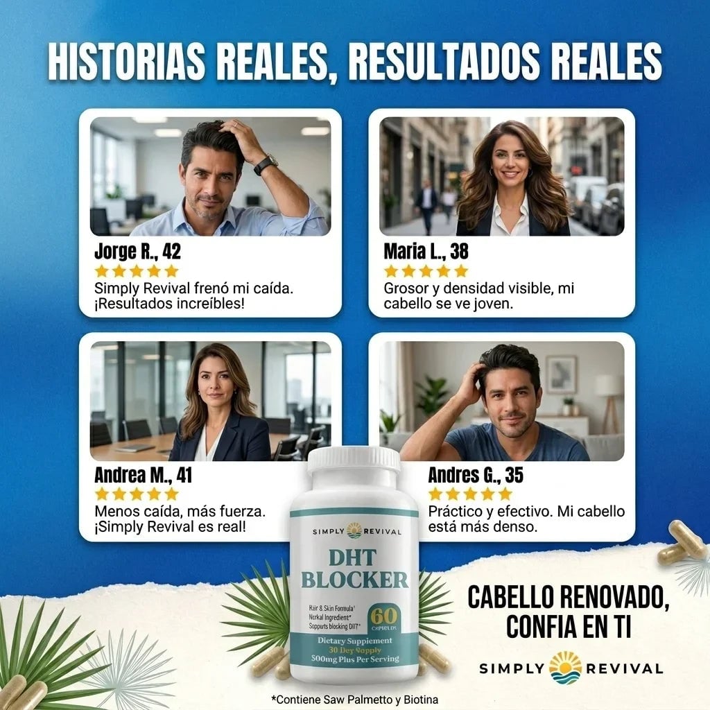 2X1 DHT Blocker™ Bloqueador Herbal de DHT para el Crecimiento y Fortalecimiento Capilar+ ENVIO GRATIS 🎁