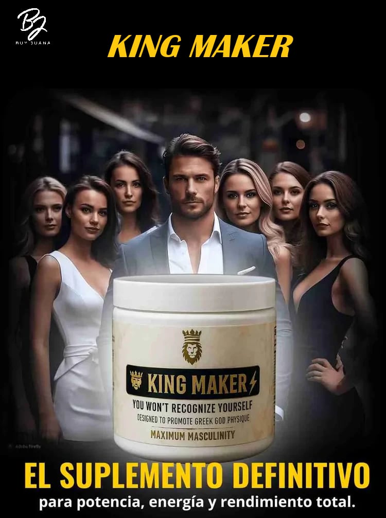 KING MAKER™ - SUPLEMENTO 13 EN 1 - ¡HOMBRES MÁS FUERTES, MUJERES MÁS SATISFECHAS!🔥