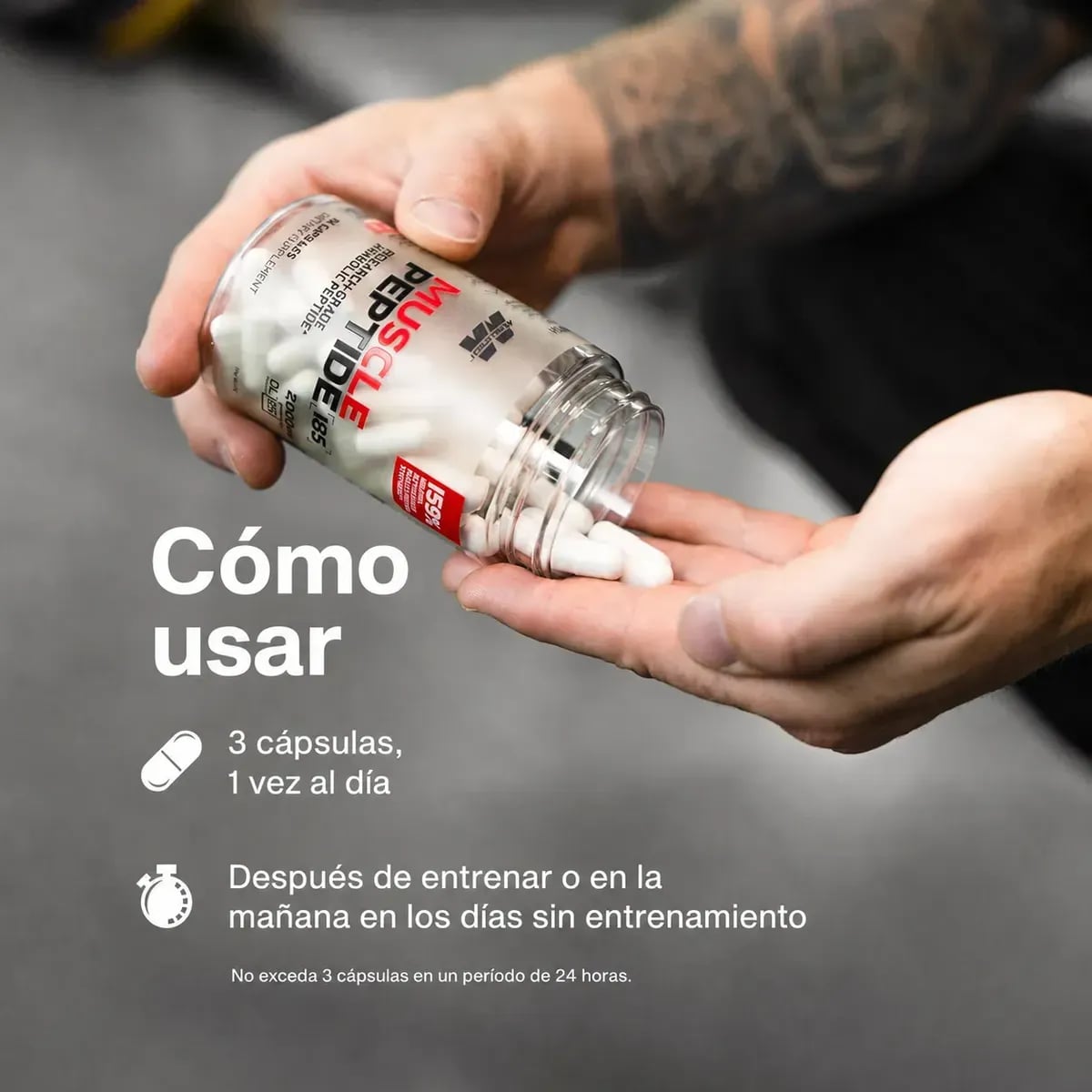 MUSCLE PEPTIDE 185™ — Potencia Tu Entrenamiento