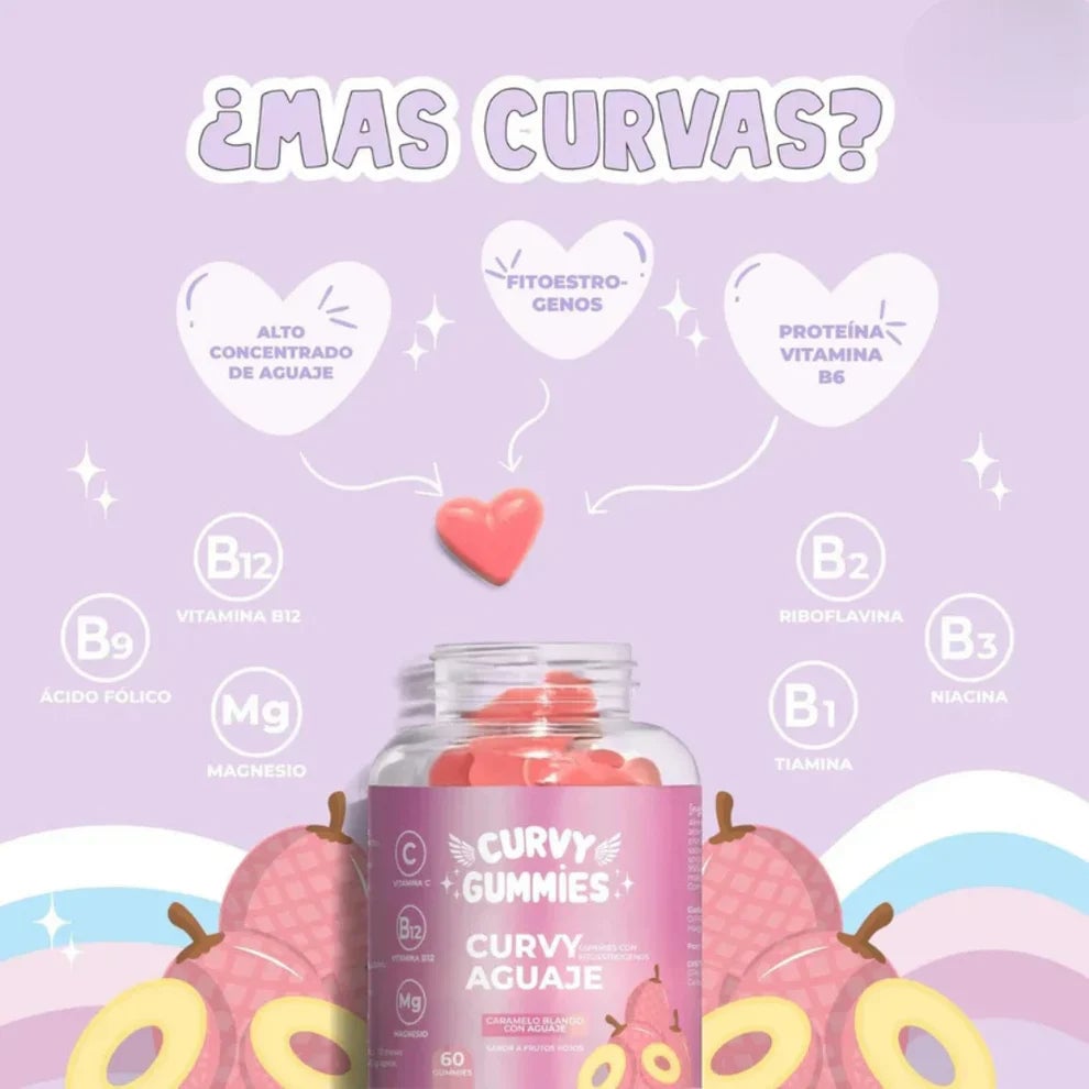 Curvy Gummies Glúteos Naturales