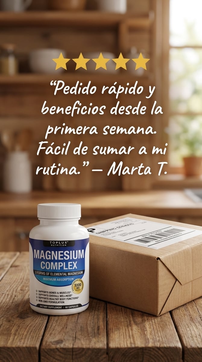 Magnesium Complex TOP ORIGINAL - Energía, descanso y calma en una sola cápsula