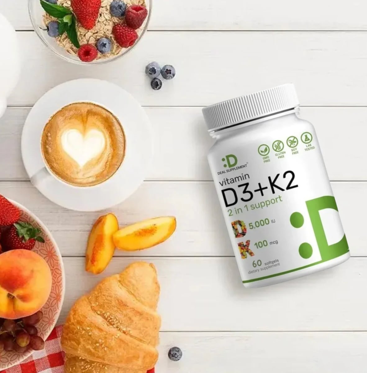 Suplemento de vitamina D3K2 SUPER OFERTA !!✅ 👩🏻‍⚕️