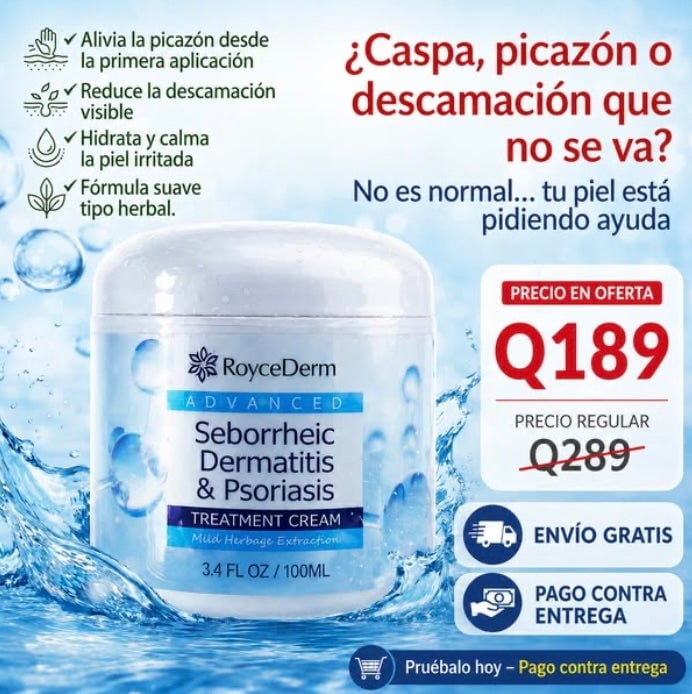 Crema Advanced para Picazón y Descamación de la Piel - Fórmula suave de rápida absorción con extractos naturales🌿 + ENVIO GRATIS 🎁