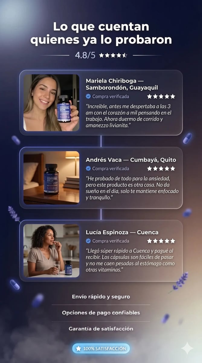 CORTISOL CALM – Suplemento para el Estrés, el Sueño y la Energía