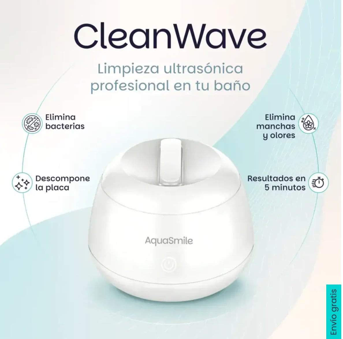 CLEANWAVE — Limpieza Ultrasónica Profesional en Casa + ENVIO GRATIS 🇬🇹