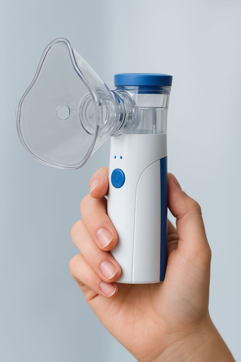 ULTIMAS UNIDADES - Nebulizador Respira Fácil Portátil Ultrasónico Compacto + ENVÍO GRATIS