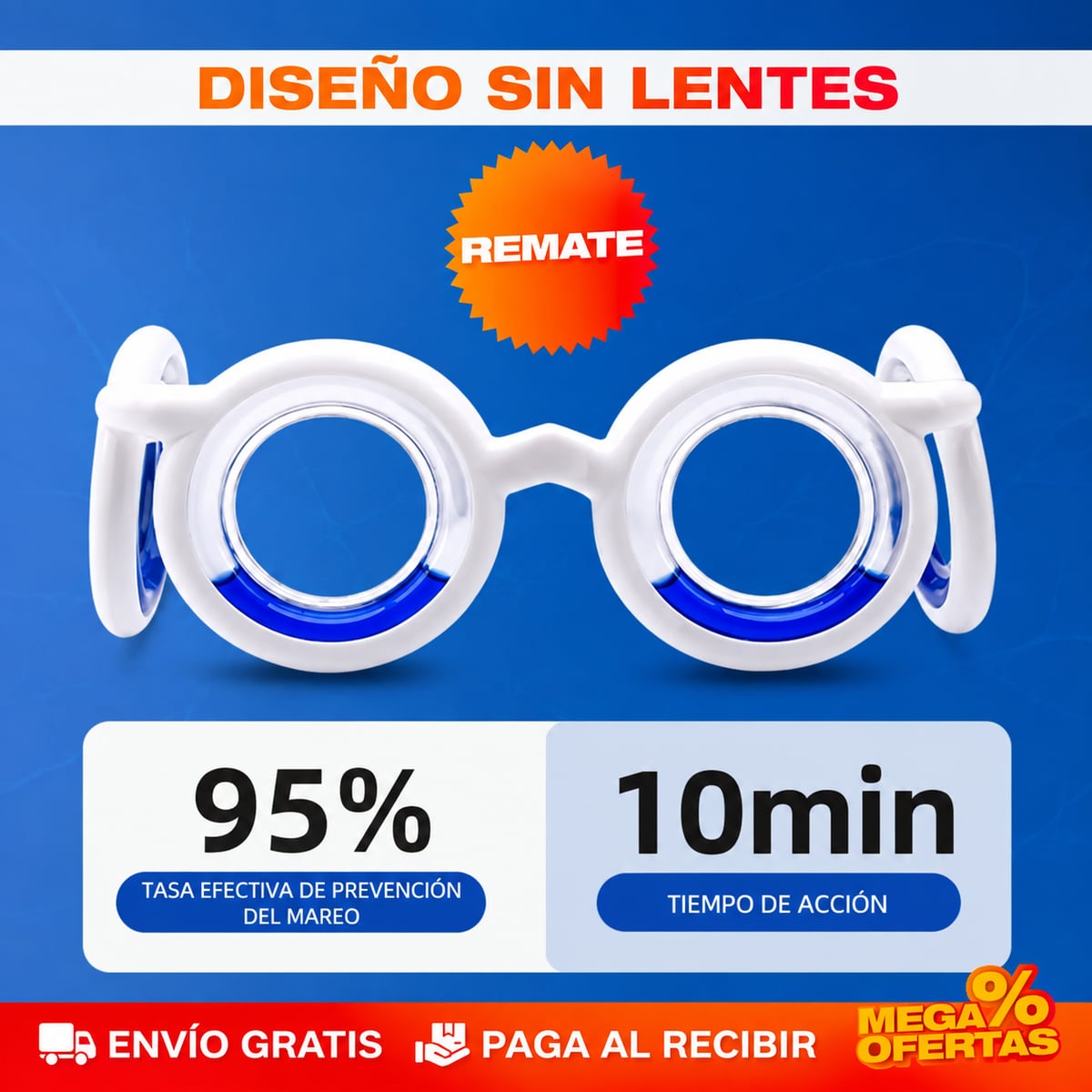 Gafas Anti Vértigo para el Mareo