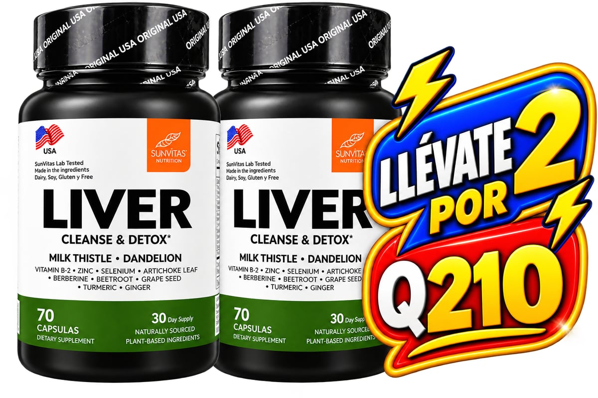 💛 LIVER CLEANSE™ - Detox Premium 70 Cápsulas - + Envío Gratis