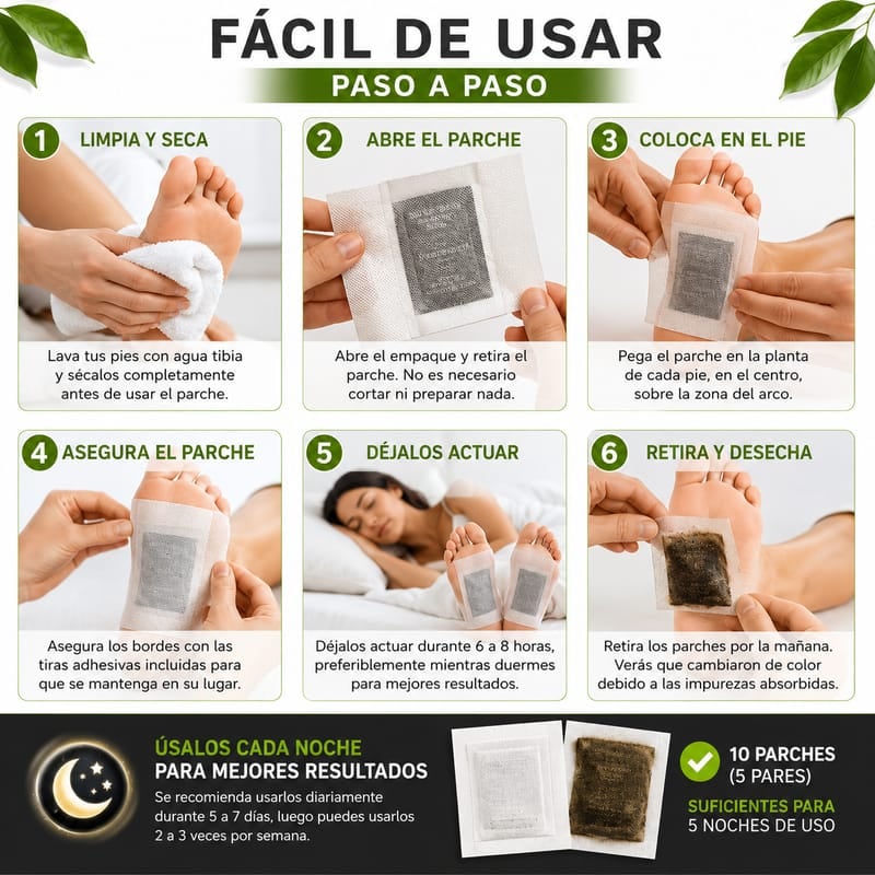 PARCHES DESINTOXICANTE + ENVIO GRATIS