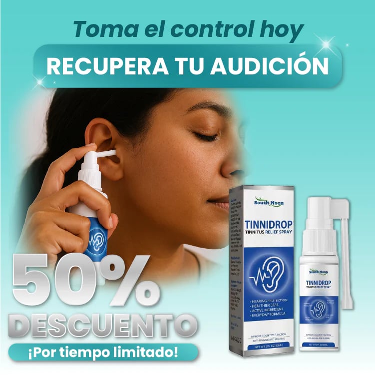 Tinnidrop Spray® - Alivio Garantizado para la Tinnitus.