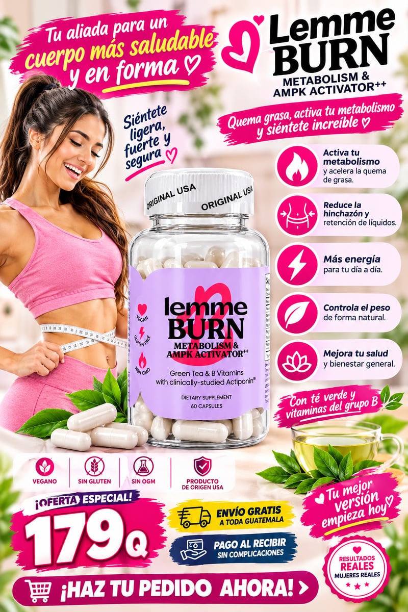 Quemador de Grasa Lemme Burn® – Producto Viral de las Kardashian