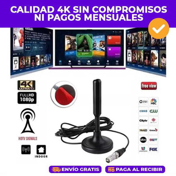 SUPER ANTENA TV DIGITAL ULTRA HD | CANALES GRATIS OFERTA DEL DIA 30%