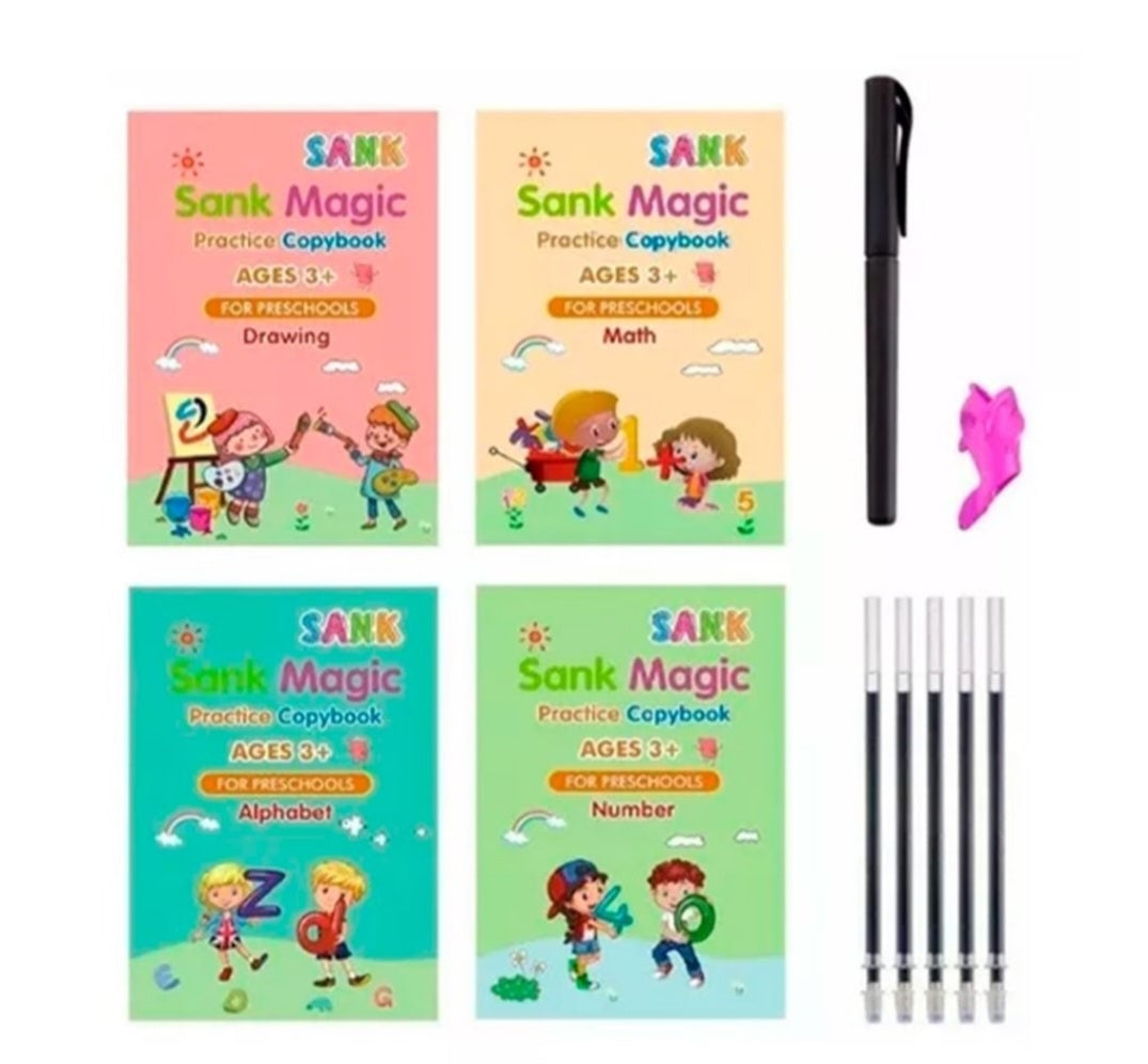 Set Cuadernos Mágicos Caligrafía Pro Fácil + Envío Gratis