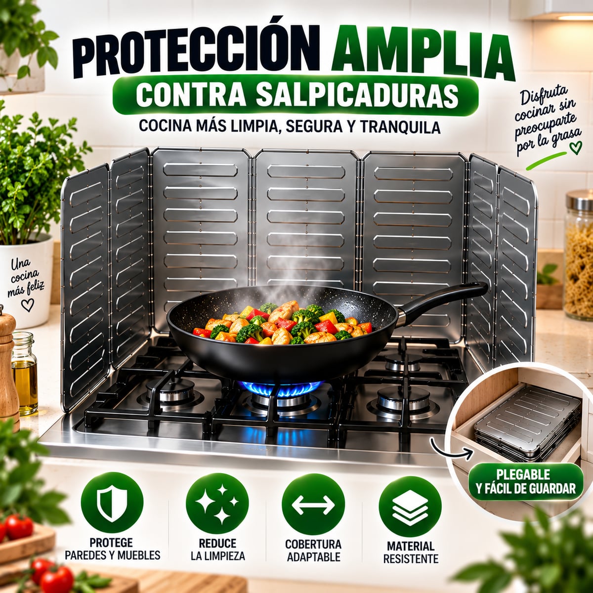 CleanShield™ — El escudo antigrasa para tu cocina