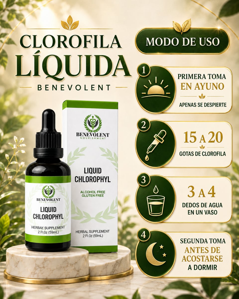 Clorofila Benevolent X 60 ML