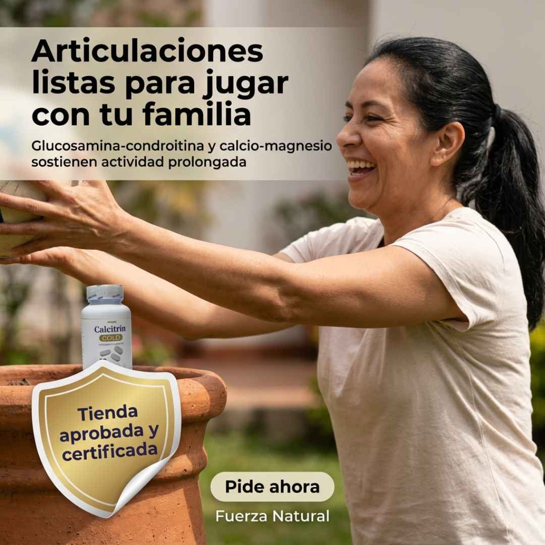 CALCITRIN GOLD - REFUERZA TU MOVILIDAD CADA DÍA