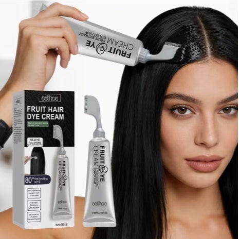 Tinte de frutas para el cabello, fórmula a base de plantas