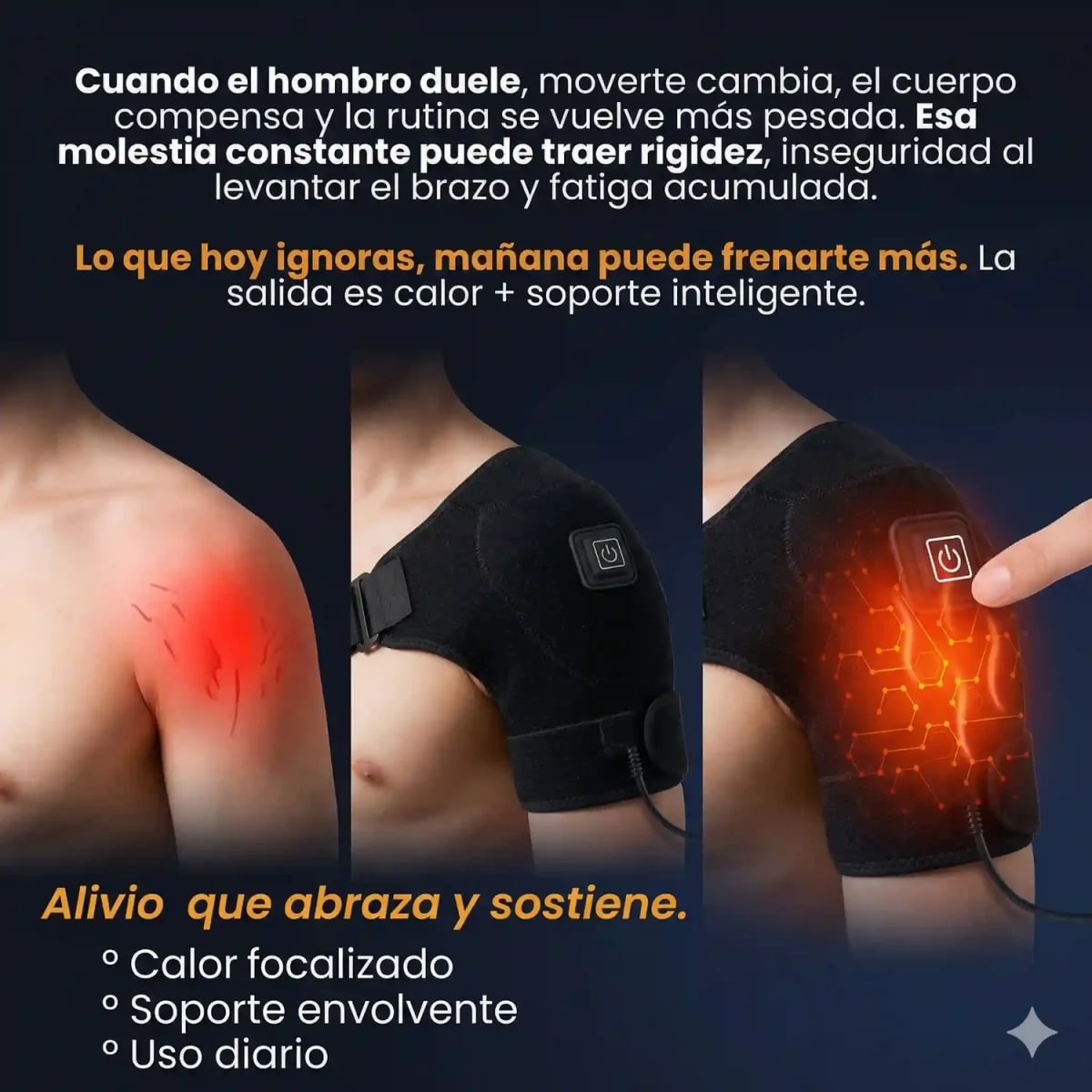 Hombrera Térmica Ajustable con Calor Terapéutico