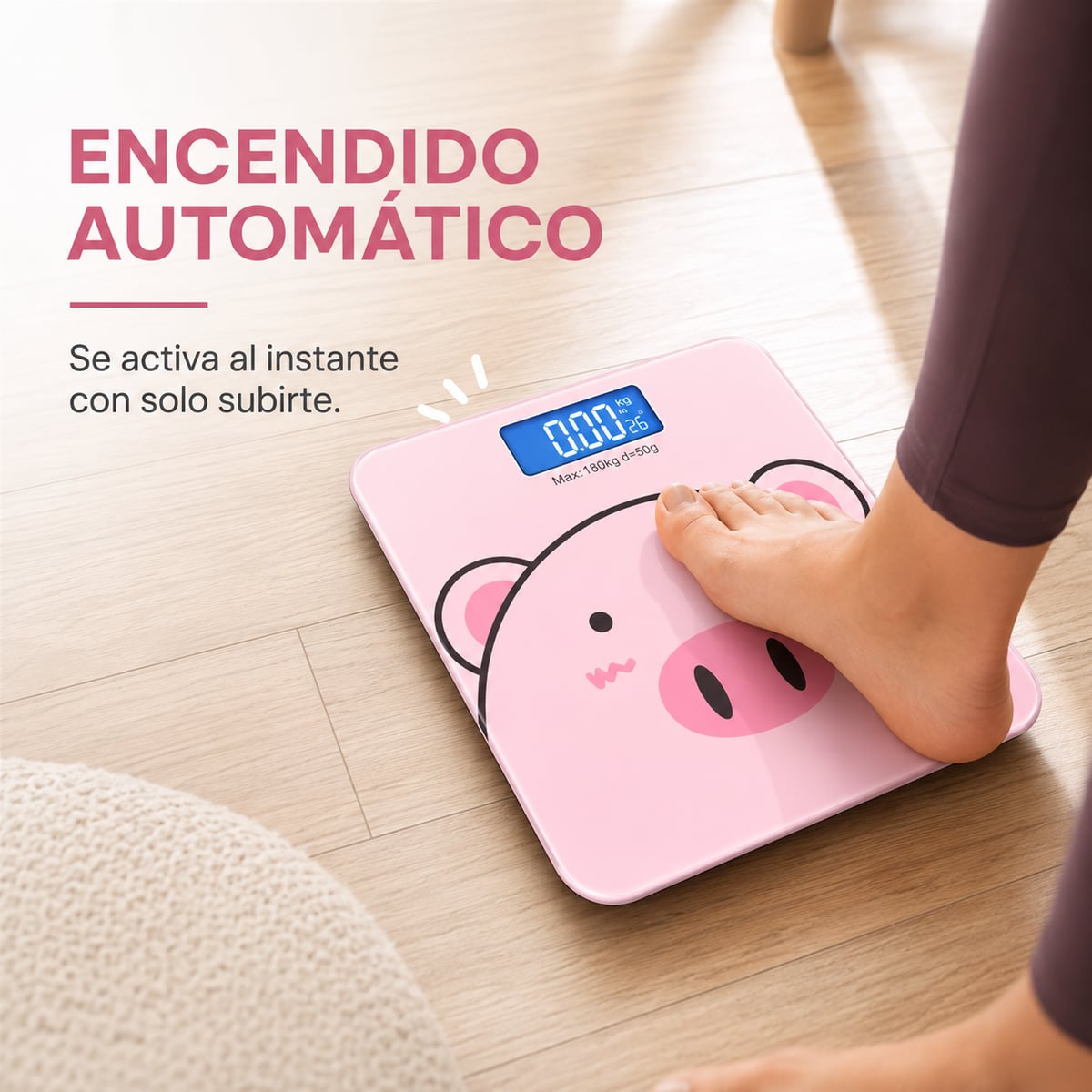 Peso Feliz™ – Balanza Digital de Cerdito