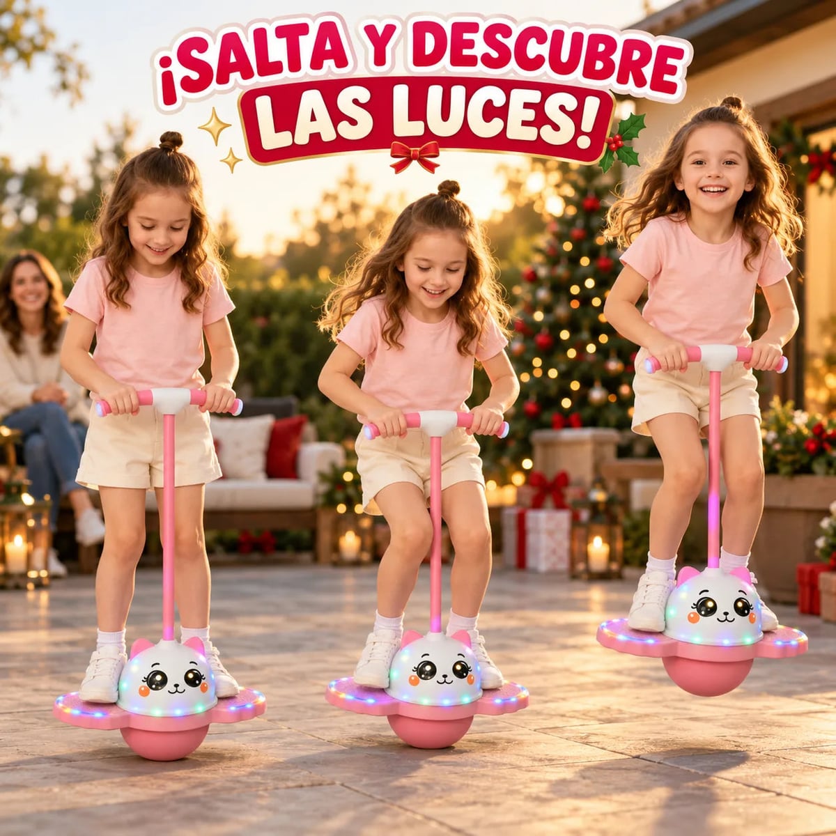 Pogo LuzMágica™ - El regalo que convierte cada salto en diversión con luces.