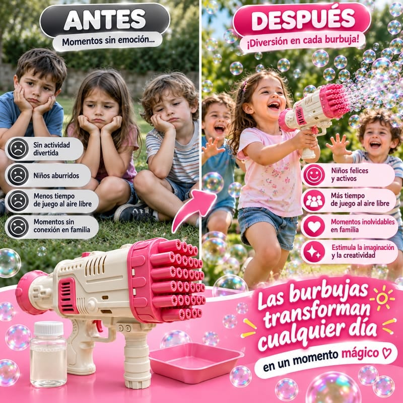 OFERTA NAVIDAD - LANZABURBUJAS TURBO 32 - ENVIO GRATIS