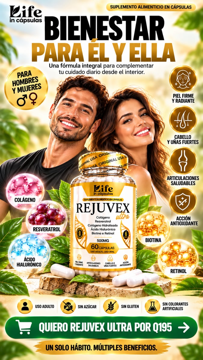 REJUVEX Capsulas, suplemento. MUJERES y HOMBRES. GRAN OFERTA!!!