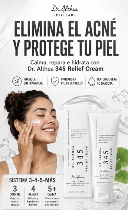 Crema Dr. Althea 345 Relief - Tratamiento para Manchas y Acné
