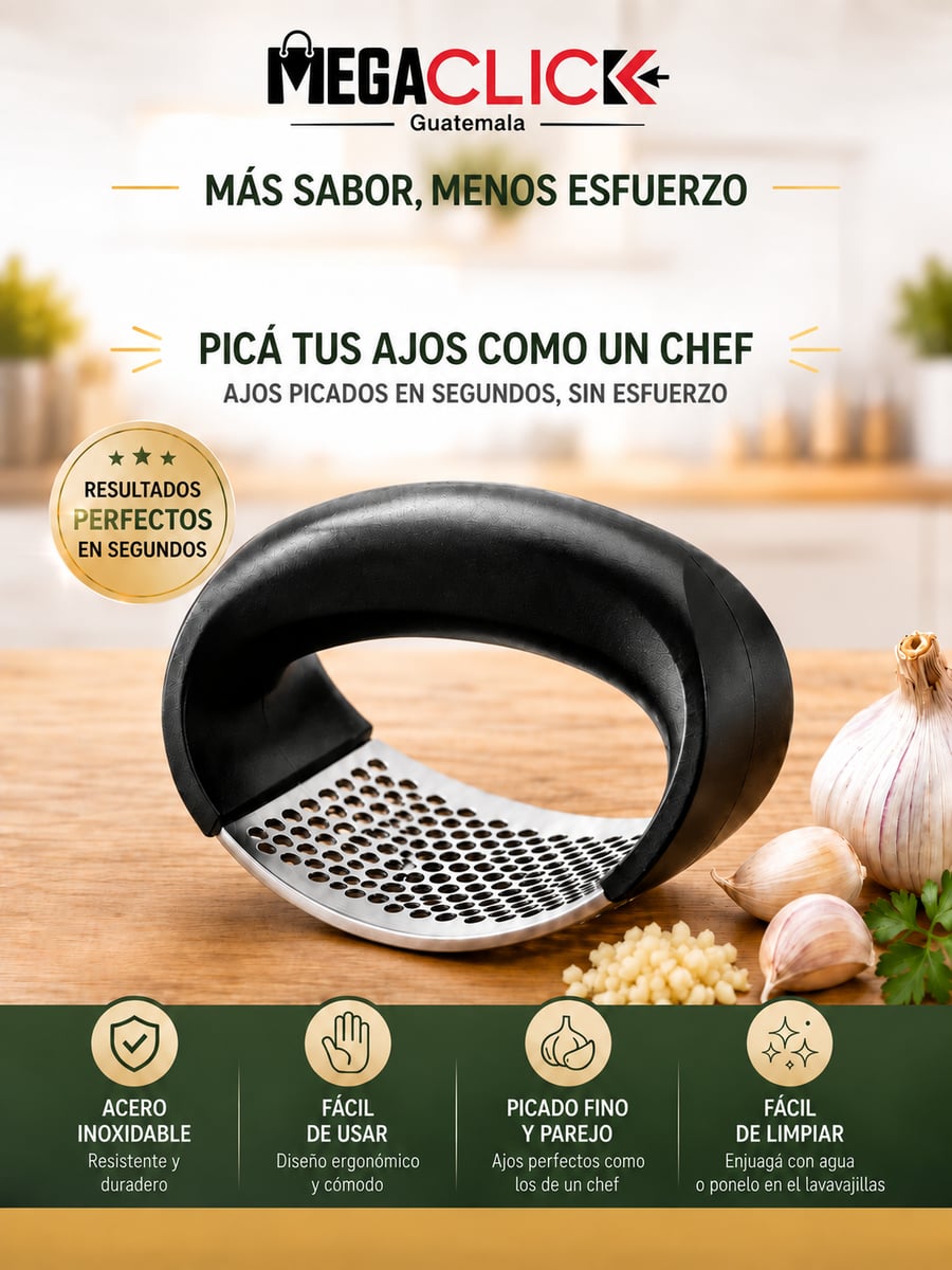 Picá tus ajos sin esfuerzo 