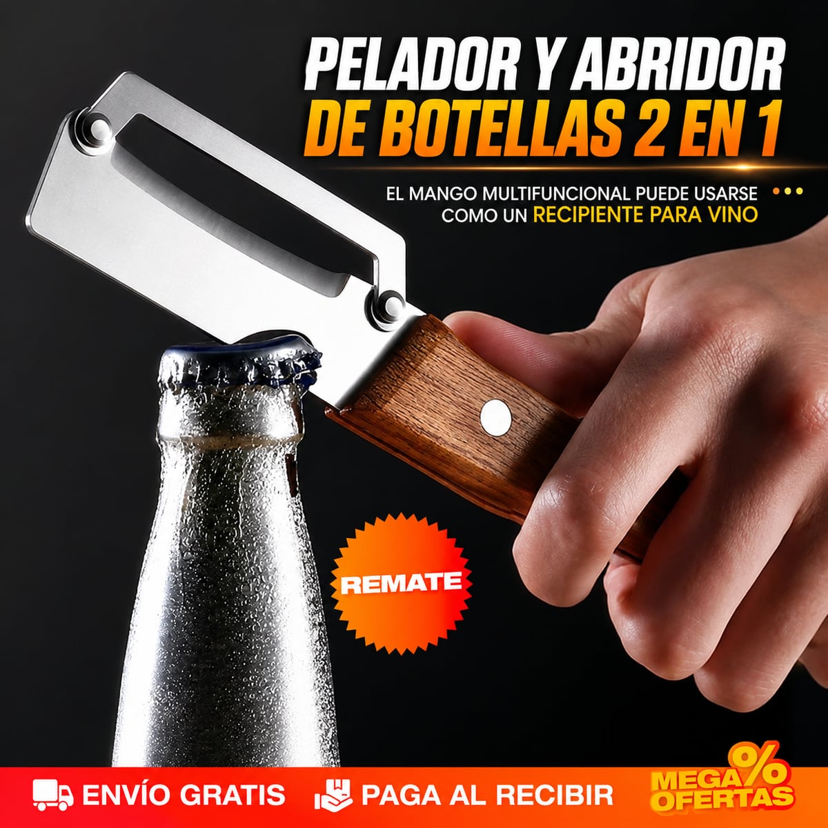Set X5 Pelador Multi Funcional De Frutas Y Verduras Acero Inoxidable